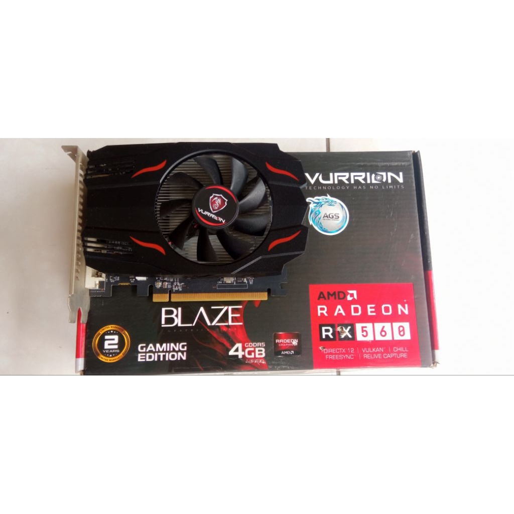 VGA RX 560 4GB Vurrion GDDR5