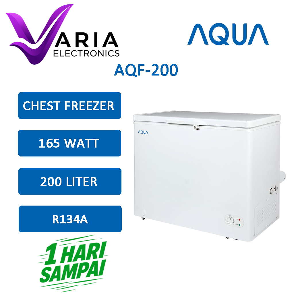 BOX FREEZER / CHEST FREEZER AQUA AQF-200 KAPASITAS 200 LITER