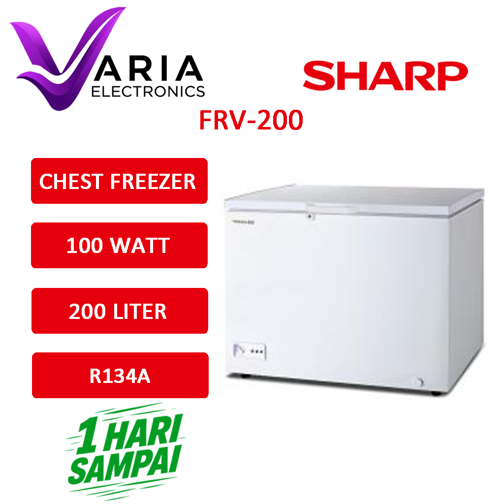 BOX FREEZER / CHEST FREEZER SHARP FRV 200 KAPASITAS 200 LITER