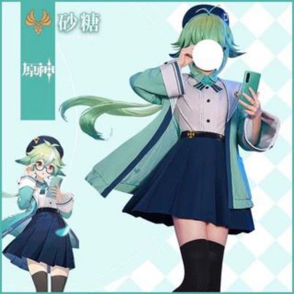 WTS READY STOCK Costume Kostum Cosplay Sucrose Oneplus Genshin Impact