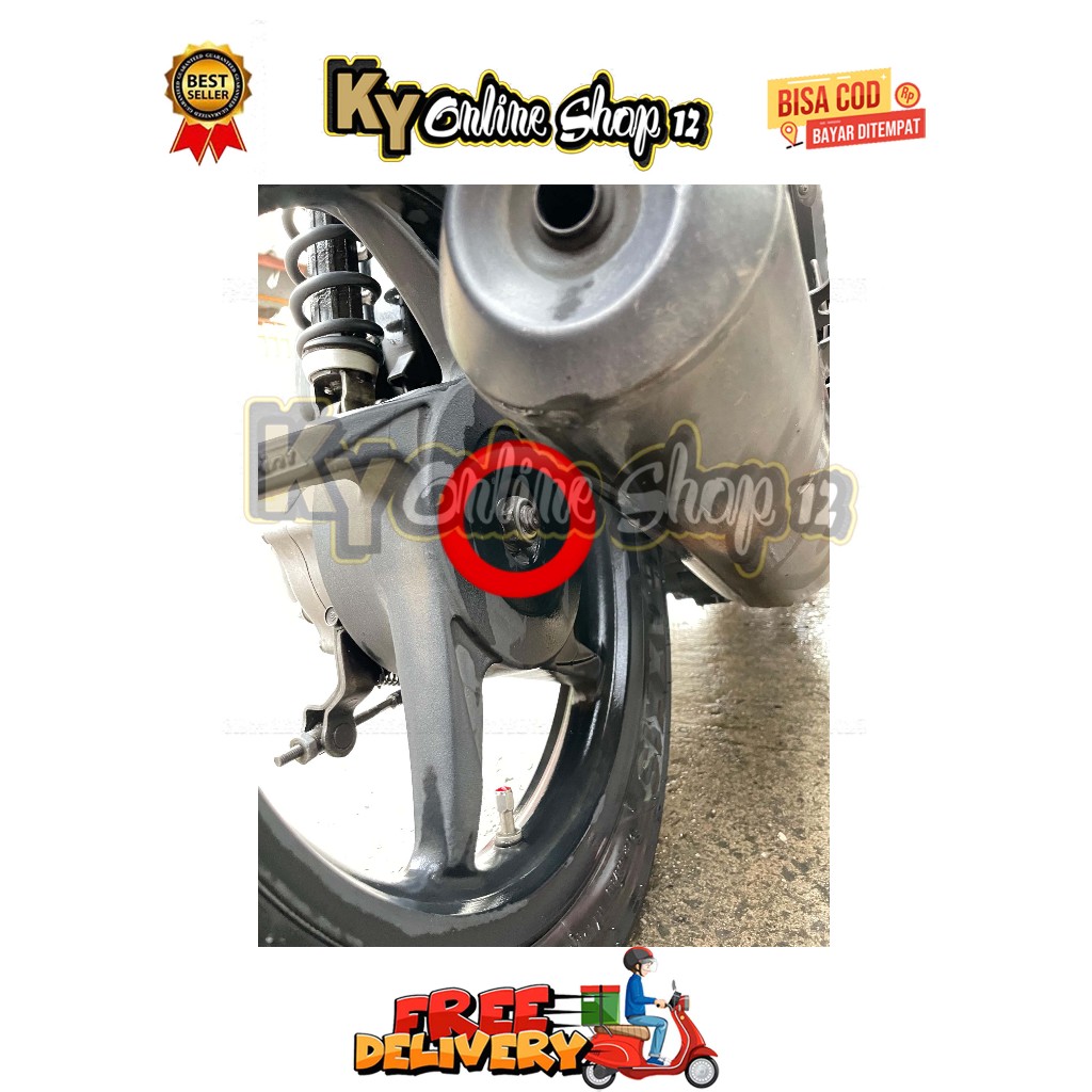 MUR RODA VELG BELAKANG MODEL H-2 BEAT SCOOPY KARBU FI ESP SPACY VARIO 110 TECHNO CW TAHUN 2006 - 201