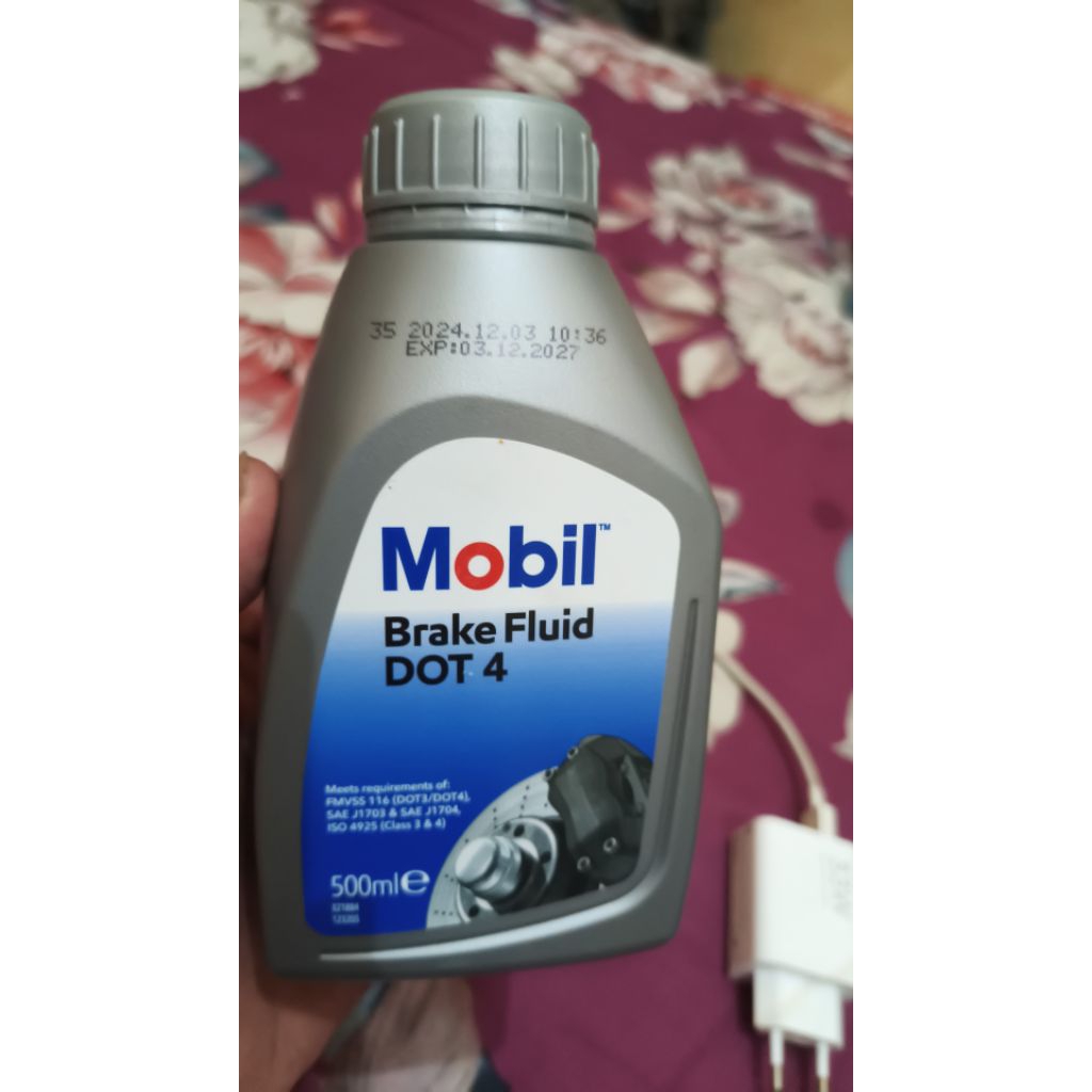 MOBIL DOT4 Brake Fluid Minyak rem DOT4 ORIGINAL