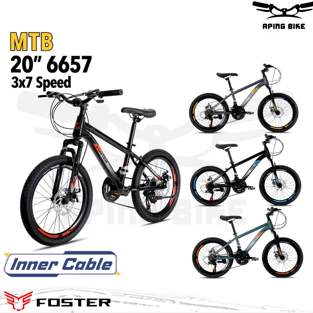 Sepeda Foster 6657 20" Sepeda MTB Sepeda Gunung Sepeda Anak