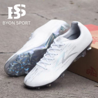 Sepatu Bola Specs Accelerator Lightspeed Reborn Illuminate Pack FG - White/Pearlized/Iridiscent