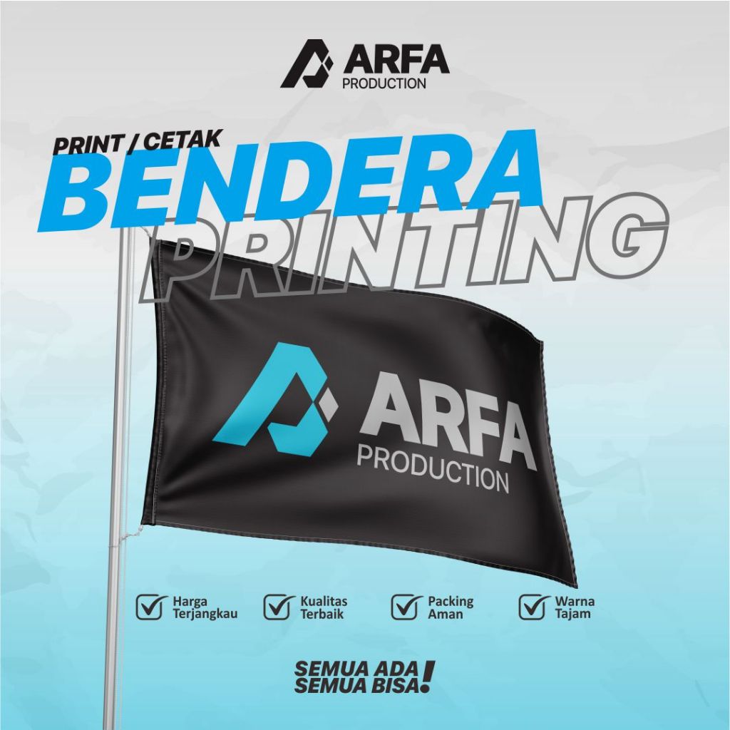 BENDERA PRINTING | CETAK BENDERA | BENDERA CUSTOM
