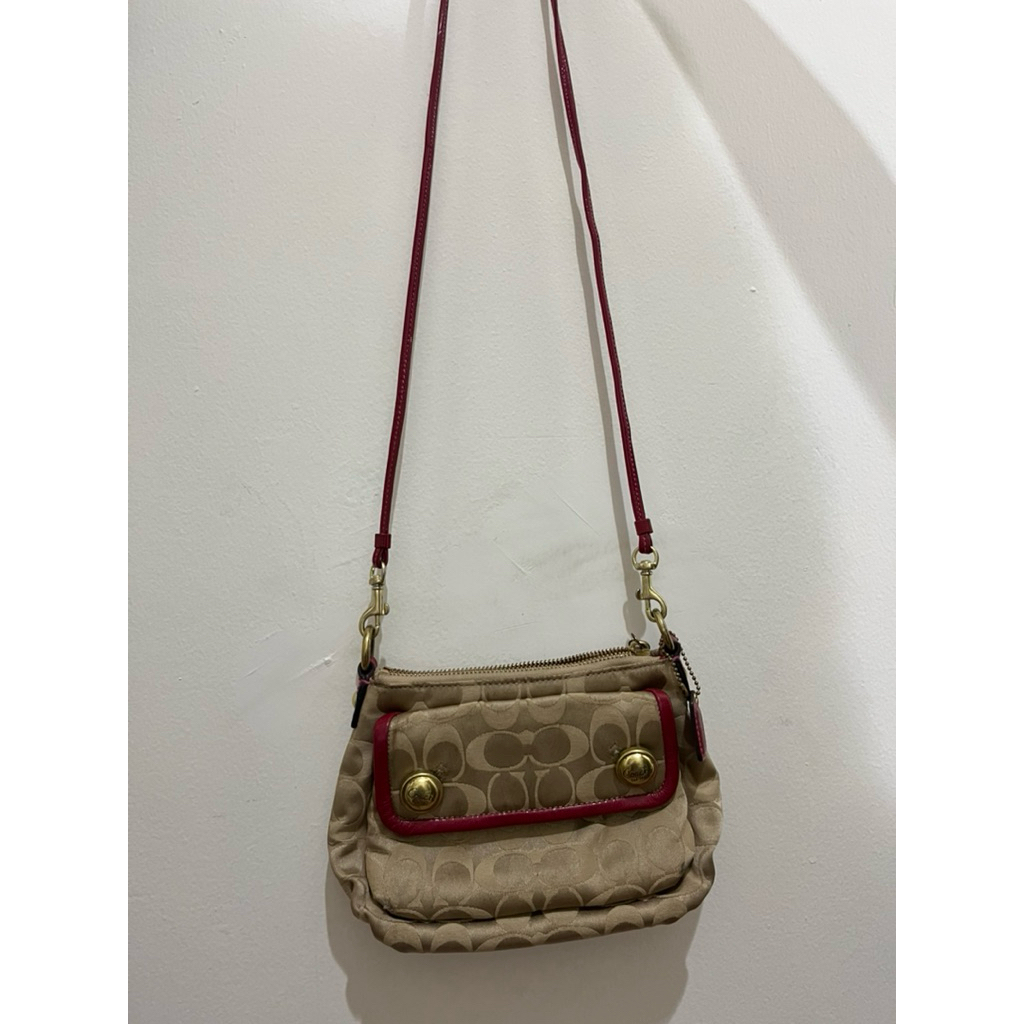coach vintage poppy bag, sling bag