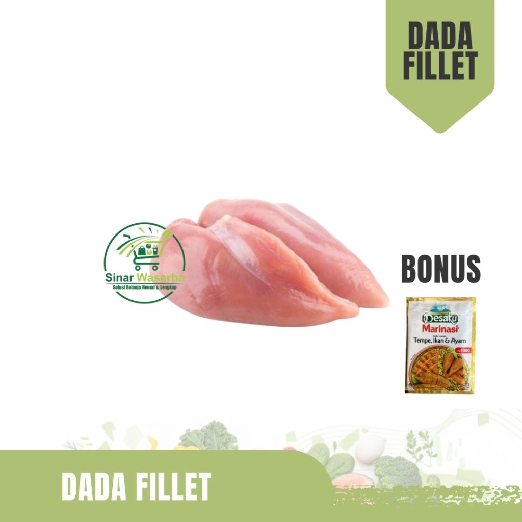 Dada Fillet Ayam 0.5 - 1 kg Waserba