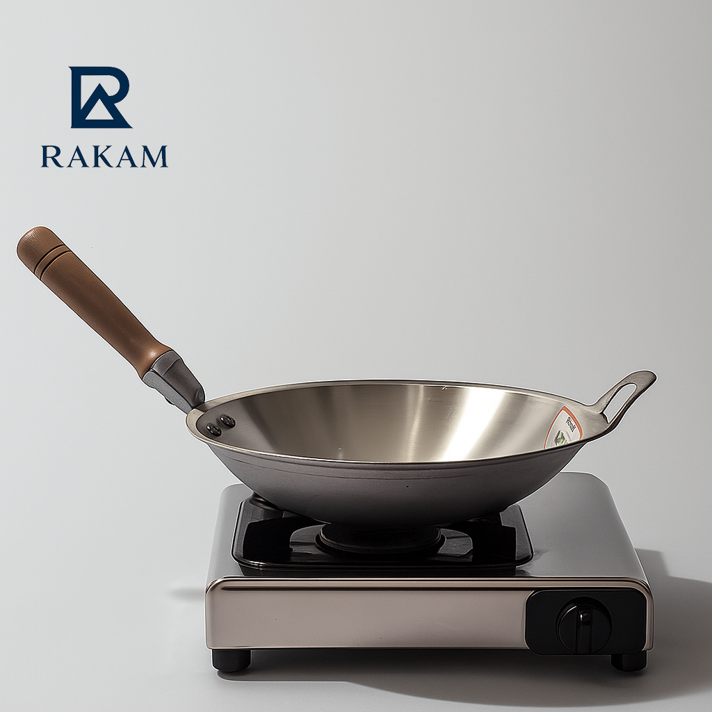 Wajan Penggorengan Kuali Katel Gagang Ceper Penggorengan