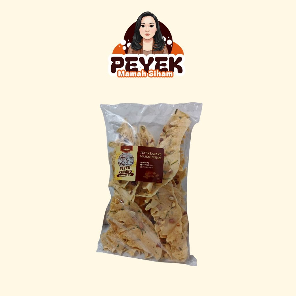Peyek Kacang/Rebon Mamah Siham Kemasan