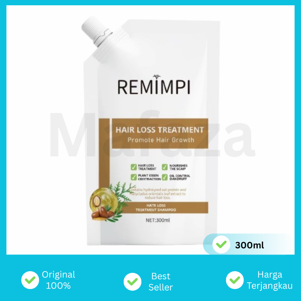 REMIMPI SHAMPO PENUMBUH RAMBUT RONTOK ORIGINAL 300ML