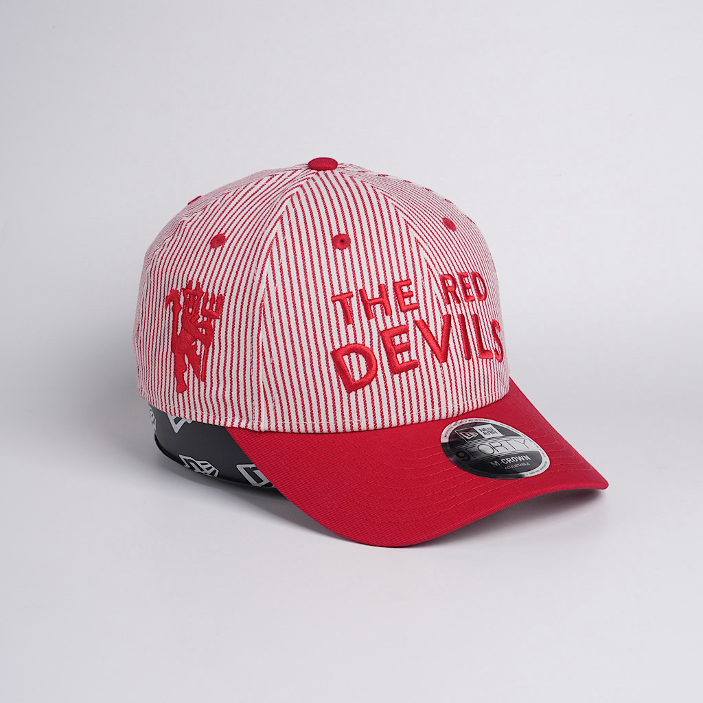 topi new era original manchester united pinstripe