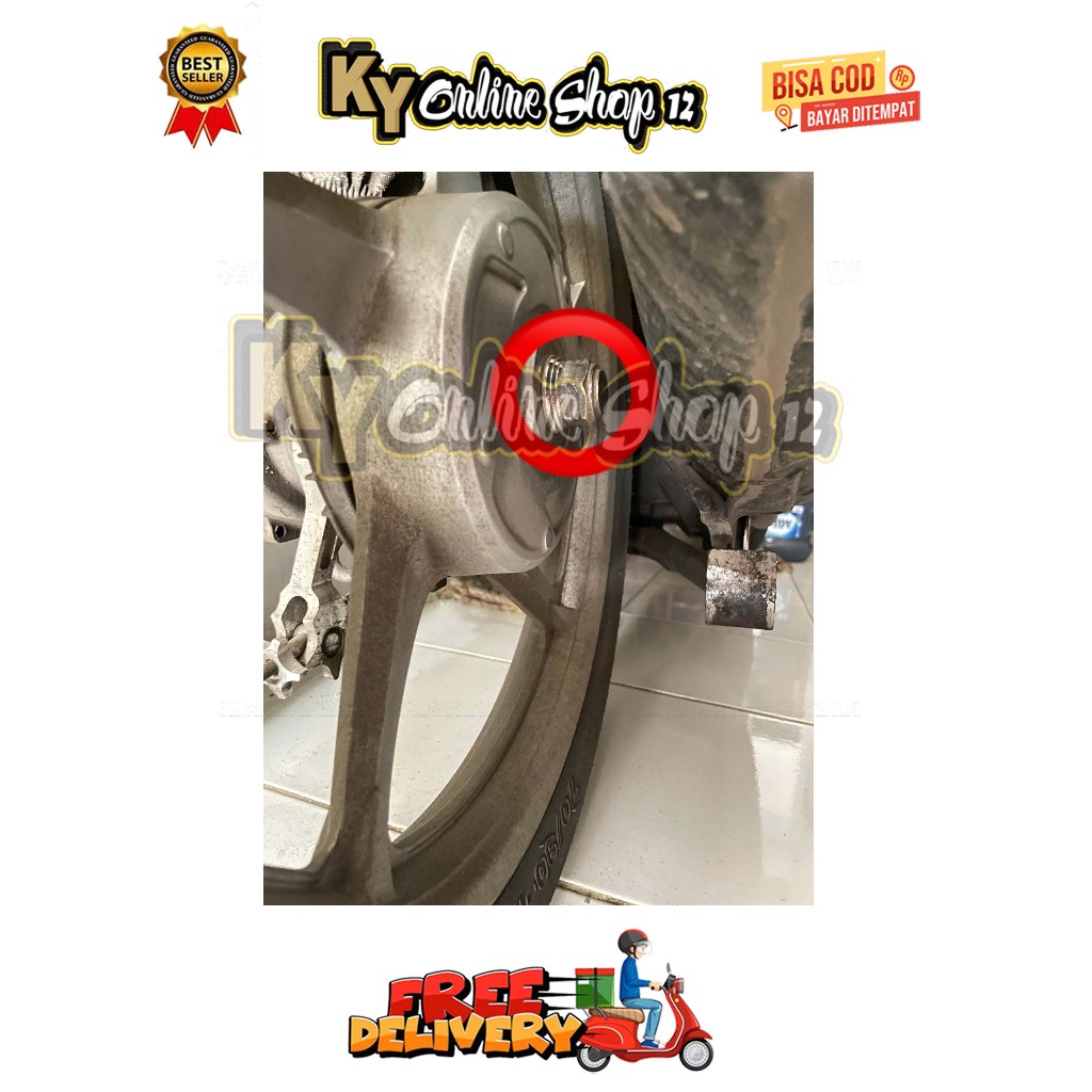 MUR RODA BELAKANG MODEL V-2 MIO SMILE SPORTY SOUL FINO KARBU TAHUN 2003 - 2011 OLD VELG PELG BAN RCB
