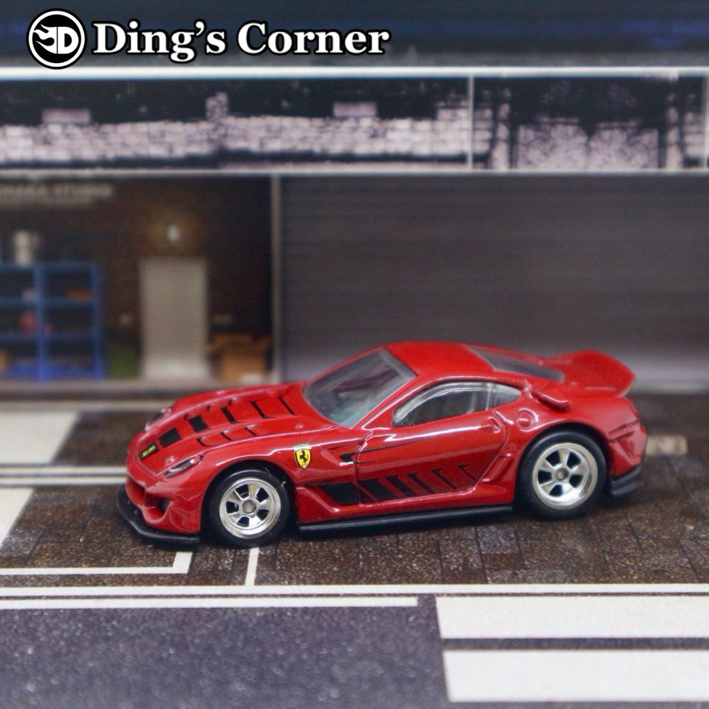 Hot Wheels Ferrari 599XX Red Upgrade Ban Karet Loose bukan THS