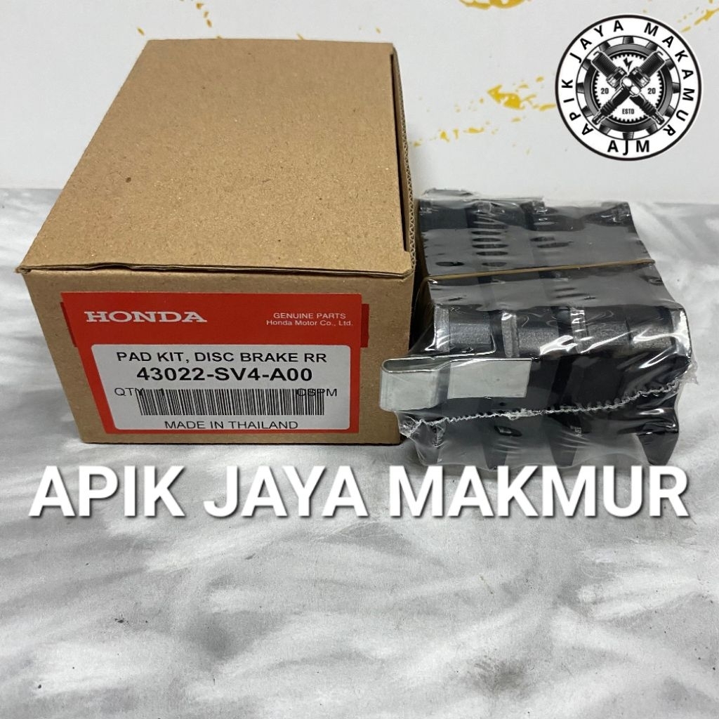 Brake PD Kampas Rem Belakang Honda CRV 2003-2012 original 1set  43022-SV4-A00
