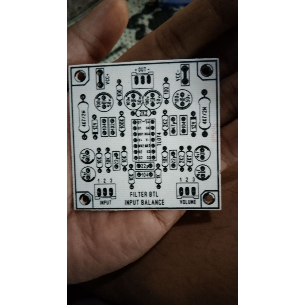 PCB Filter BTL + INPUT BALANCE