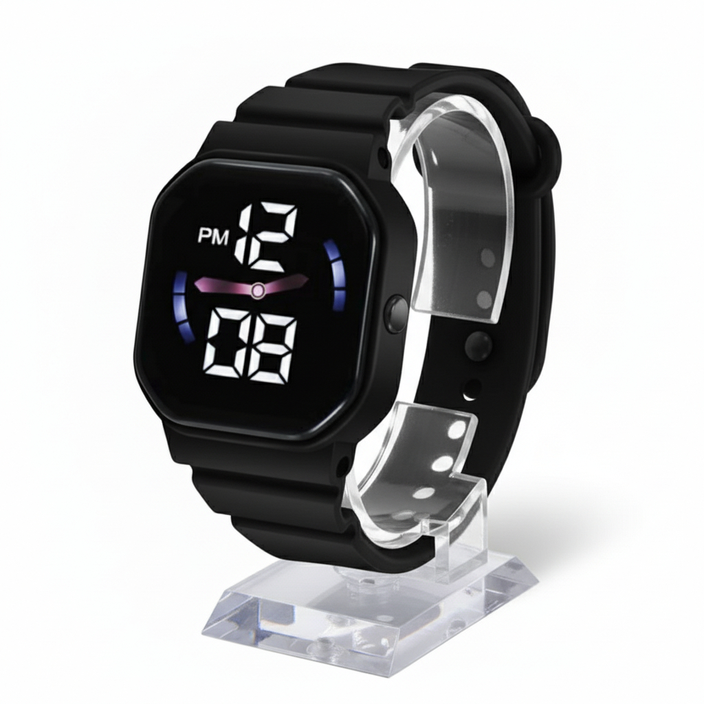 jam tangan led digital wanita pria anti air