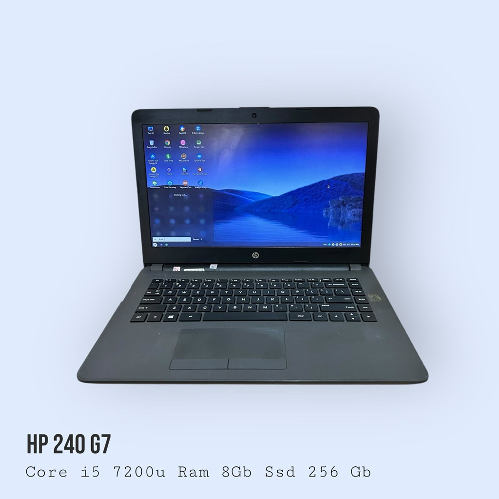Laptop HP 240 G7 Core i5 7200u RAM 8GB SSD 256GB Kondisi Bekas Normal