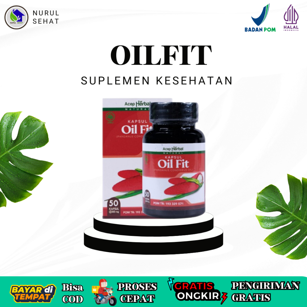 Oil Fit Suplemen Kesehatan Ekstrak Buah Merah Papua Asli 100% Asli HALAL BPOM