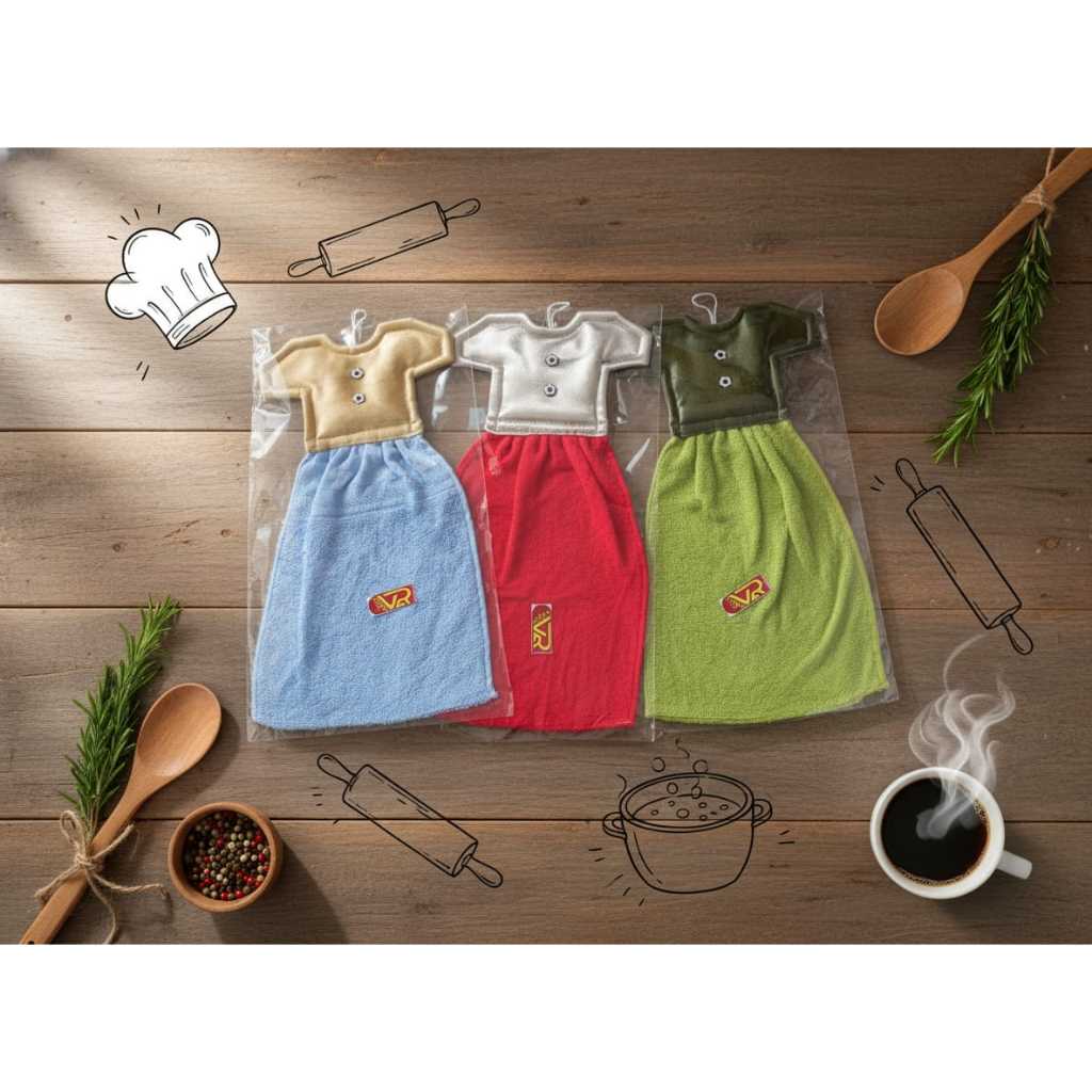 LAP TANGAN GANTUNG HANDUK / SERBET LAP TANGAN KARAKTER BAJU LUCU