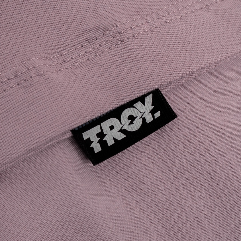 Troy Company Boxy Pocket Oversize Tshirt Dusty Lilac Basic - Kaos Boxy Pocket Oversize Polos BKD 2613