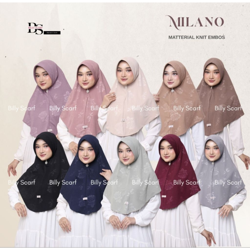 Hijab Billy Scarf model Milano