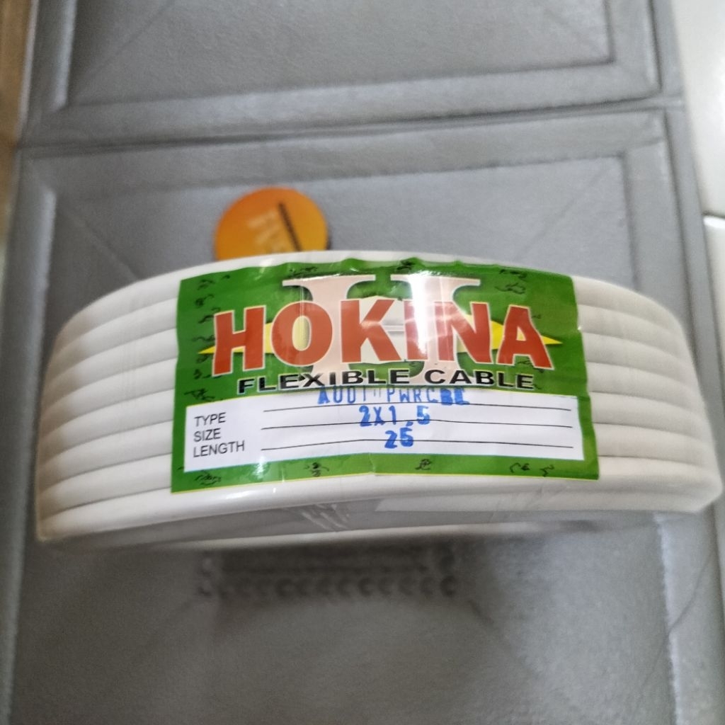 KABEL Kawat kecil 2 X 1.5 10M & 25M/ FLEXIBLE CABLE / KABEL ISI 2