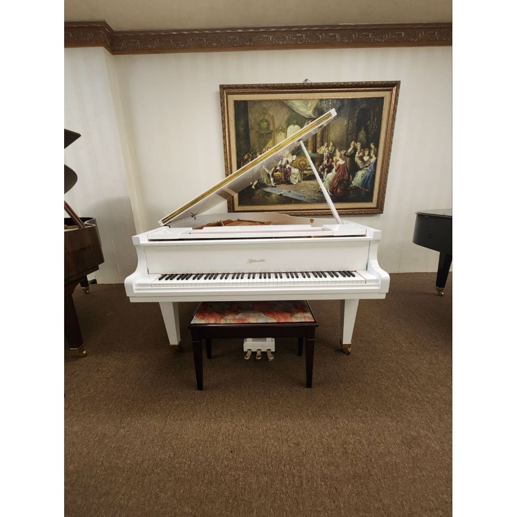 Grand Piano Ritmuller GP-159R1 Putih – Suara Elegan & Desain Kompak Premium
