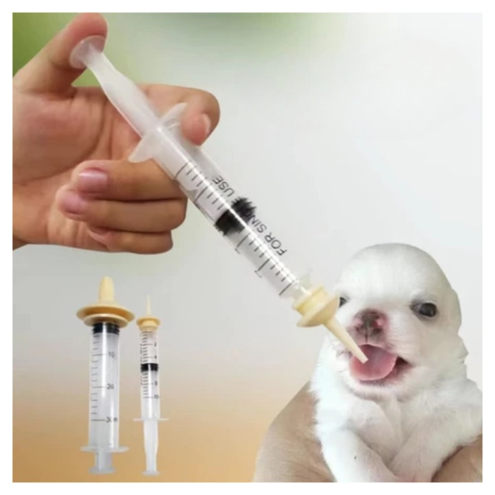 Dot Pentil Nipple Spuit Suntikan Susu Anak Bayi Kucing Anjing Baru Lahir