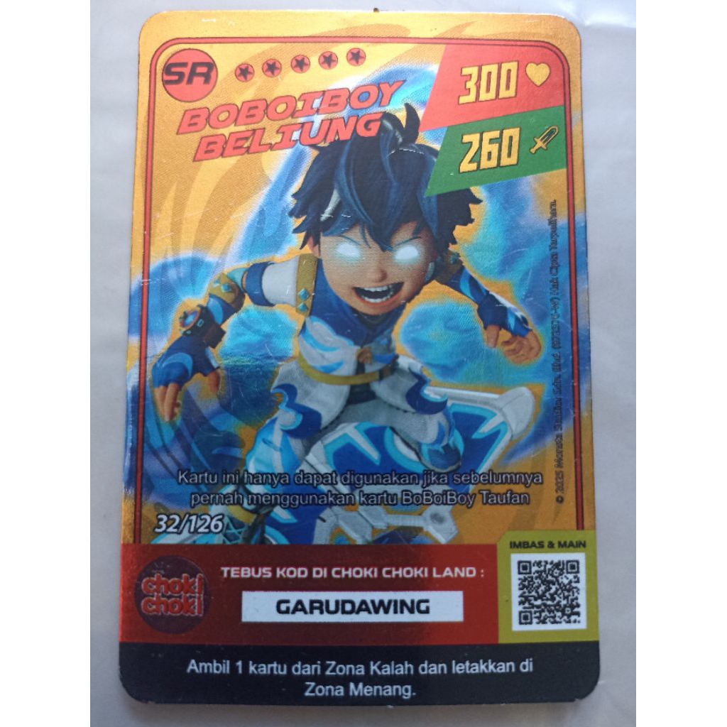Monsta Galaxy Card| BOBOIBOY BELIUNG |GARUDAWING