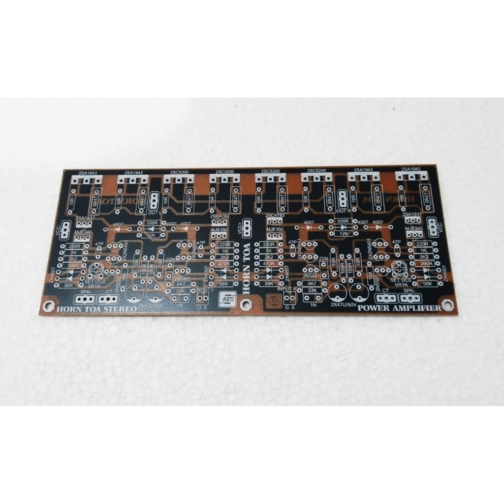 PCB Power Amplifier Horn TOA STEREO Pesawat TOA