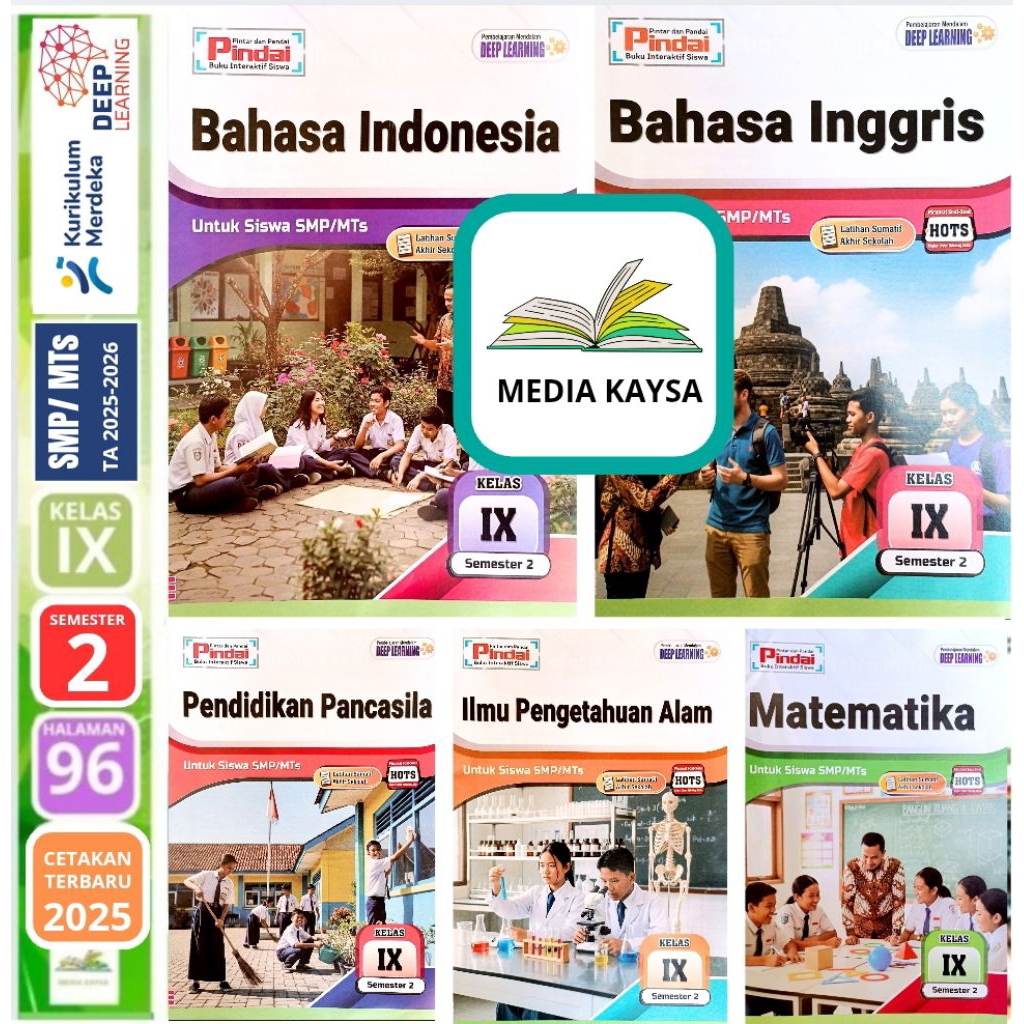 LKS Pindai SMP/MTs Kelas 9 Semester 1 & 2 Kurikulum Merdeka CV. Arya Duta