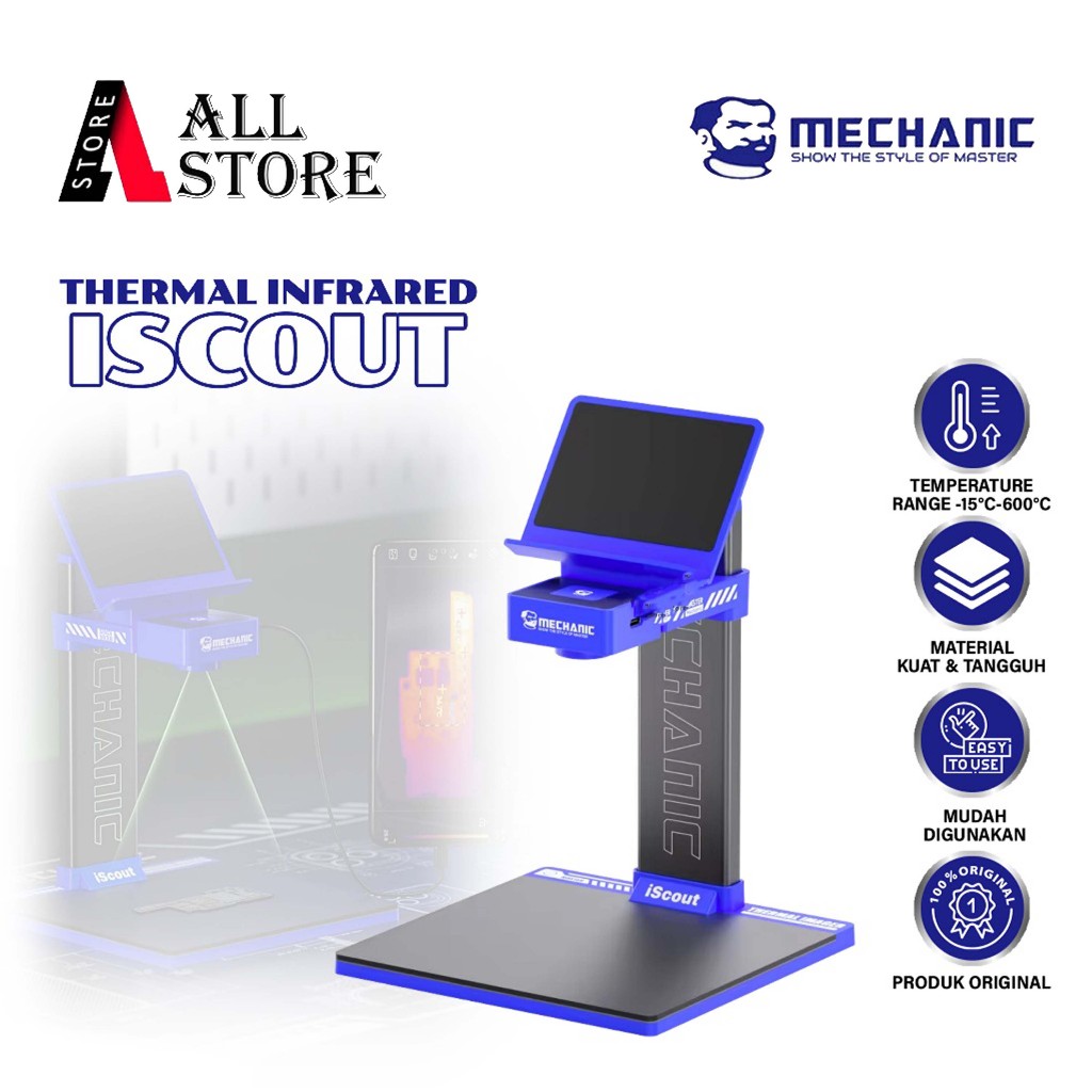 MECHANIC ISCOUT 3D THERMAL CAMERA ORIGINAL - KAMERA TERMAL UNTUK CEK SHORT PCB HANDPHONE