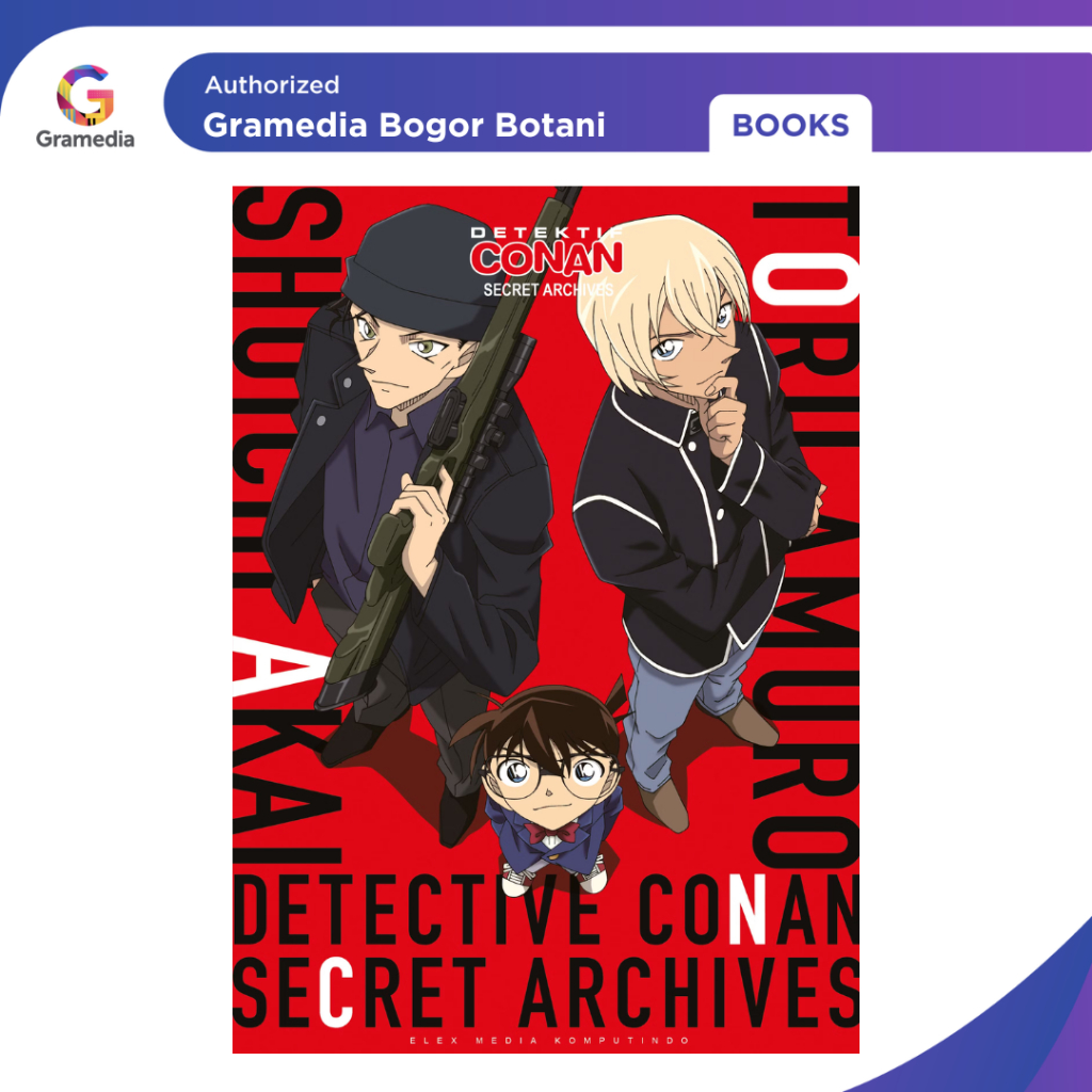 Gramedia Bogor - Komik Detektif Conan Secret Archives 02 Shuichi Akai & Toru Amuro