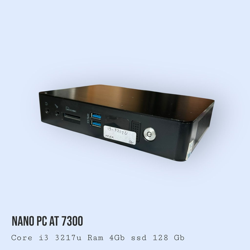 Nano PC AT 7300 Core i3 3217U RAM 4GB SSD 128GB Bekas Normal