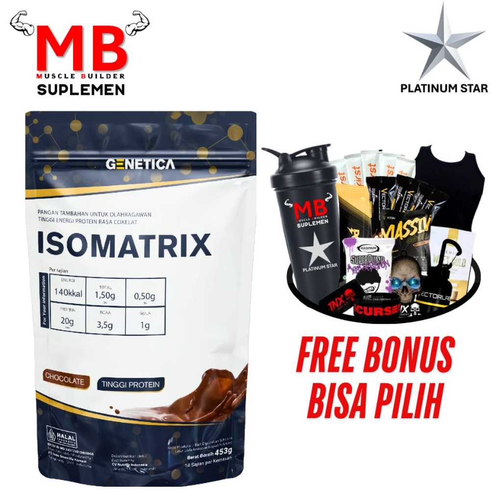 Isomatrix Genetica 1 lbs Whey Protein Isolate Iso Matrix 1lbs 1lb 1 5 lb Evolene Isolene Provus Lean