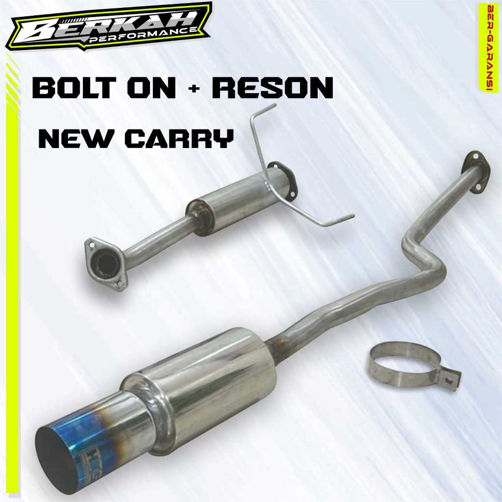 KNALPOT BOLT ON HKS NEW CARRY