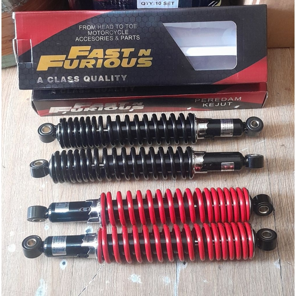 SHOCK SHOCKBREAKER BELAKANG  340-360 MM SHOCK BEBAN BERAT BUAT MOTOR SUPRA/GRAND/KARISMA/REVO/RX KIN