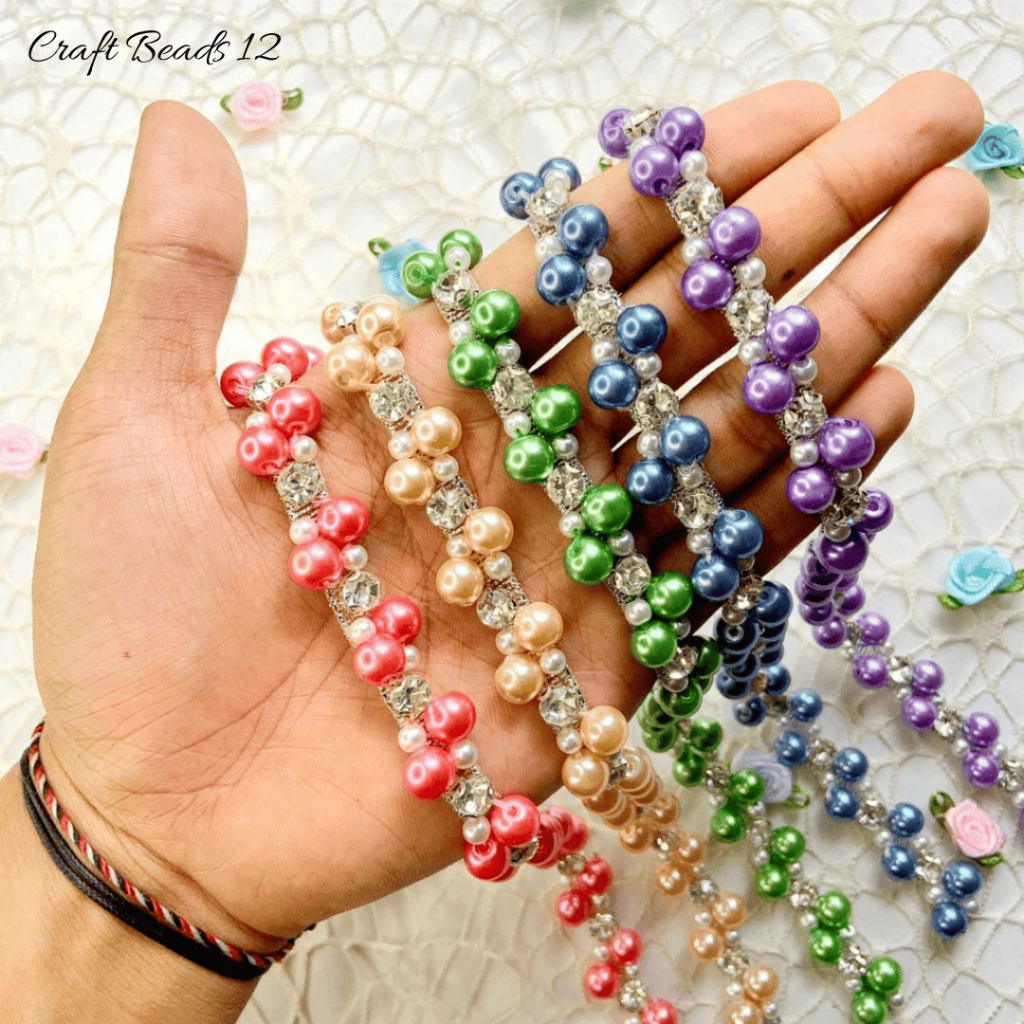 Payet Rangkai Mutiara N17 | Payet Mutiara / Payet Leher / Payet Pinggang / Payet Dada / Bisa Custom 