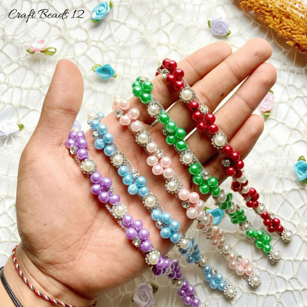 Payet Rangkai Mutiara N15 | Payet Mutiara / Payet Leher / Payet Pinggang / Payet Dada / Bisa Custom 