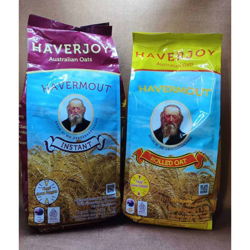 Haverjoy Havermout Oatmeal - Instant/Rolled Oat 1 Kg