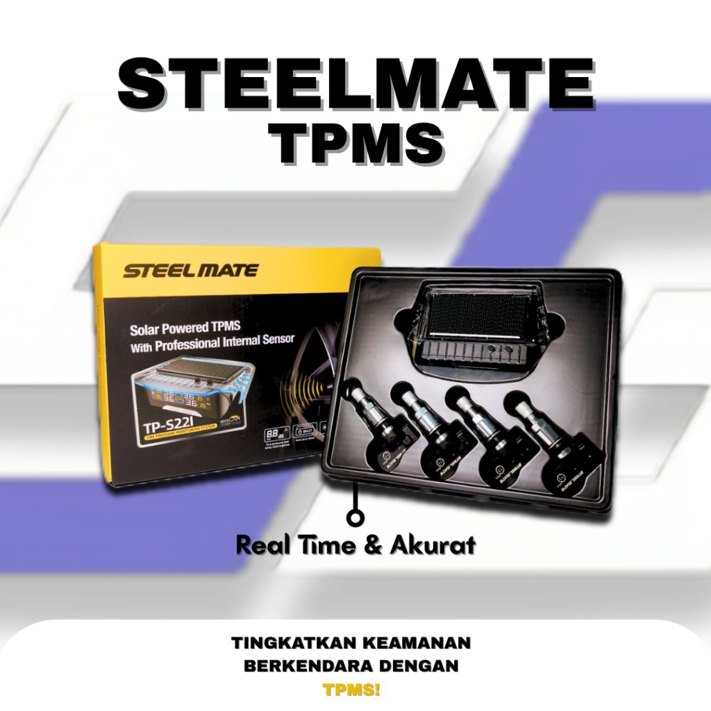 STEELMATE | TPMS TP-S221 (Tire Pressure Monitoring System) Car