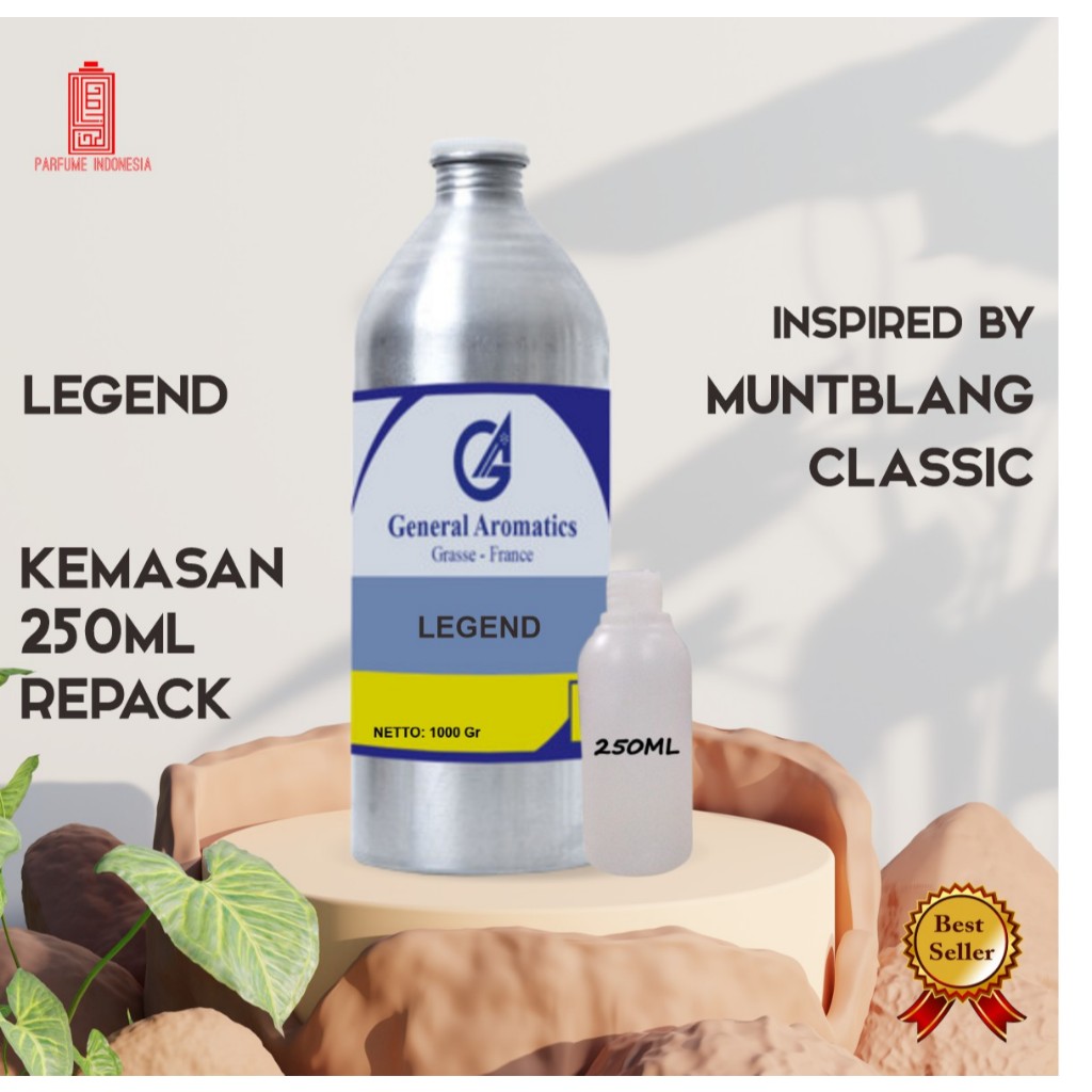 bibit parfum murni LEGEND GENERAL AROMATICS 250ML