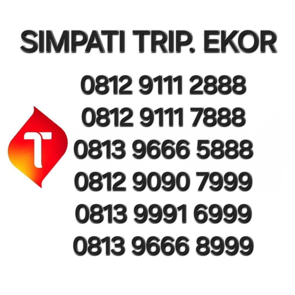 NOMOR CANTIK TELKOMSEL PRABAYAR SIMPATI 4G TRIPLE 777 TRIPLE 888 TRIPLE 999 EKOR RAPIH MURAH - 0813 