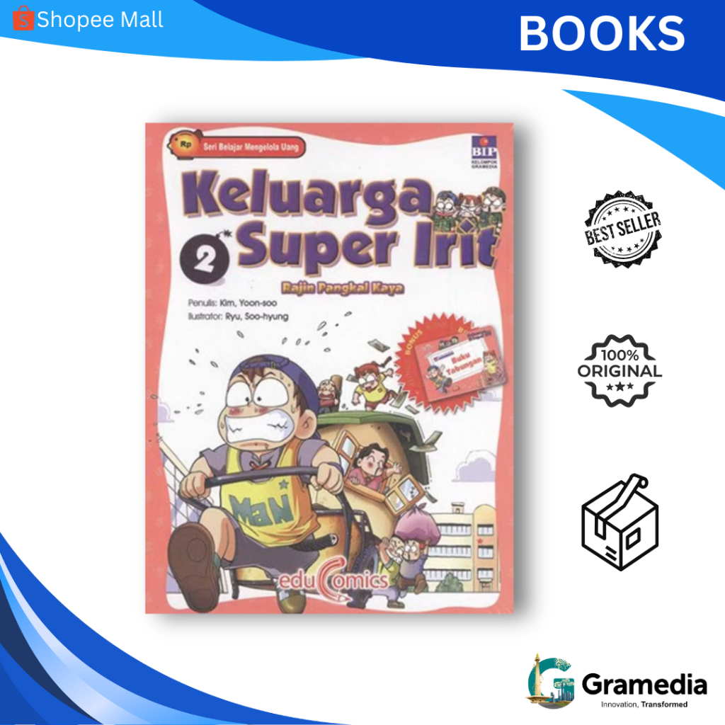 Gramedia MKG - Buku Seri Keluarga Super Irit 2: Lomba Keluarga Irit (Kim Yoon Soo)