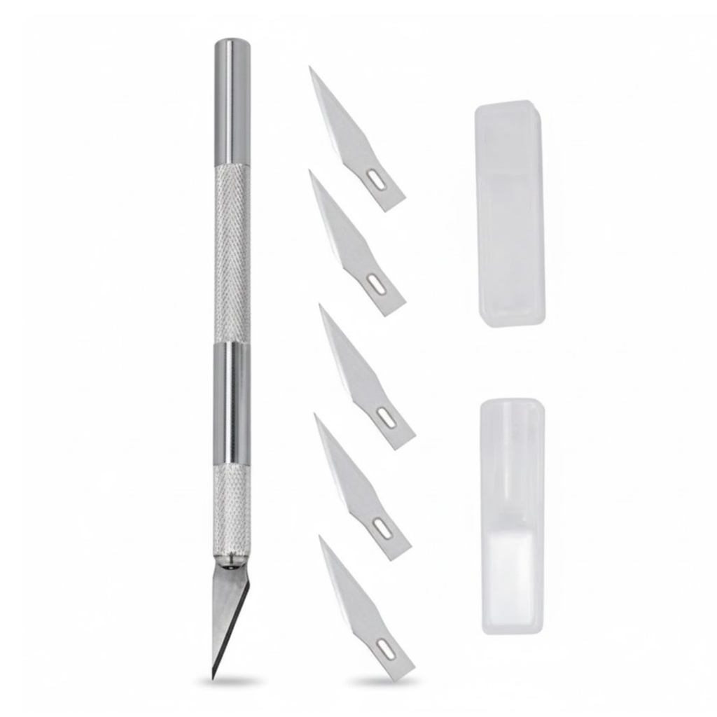 Alat Pisau IC WLXY Pisau Ukir Set PISAU IC SET GAGANG ALUMINIUM