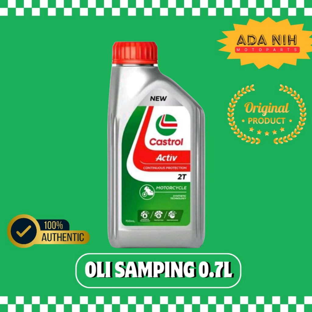 Castrol Activ 2T – Oli Samping Motor 2Tak 700ml Oli samping satria 2t Rx-king F1 zr