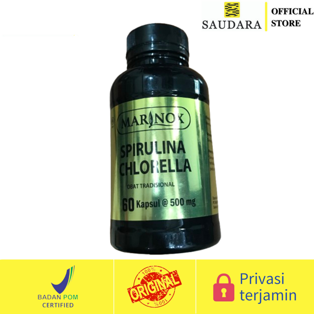Marinox Spirulina Chlorella 500 Mg (60 Kapsul)