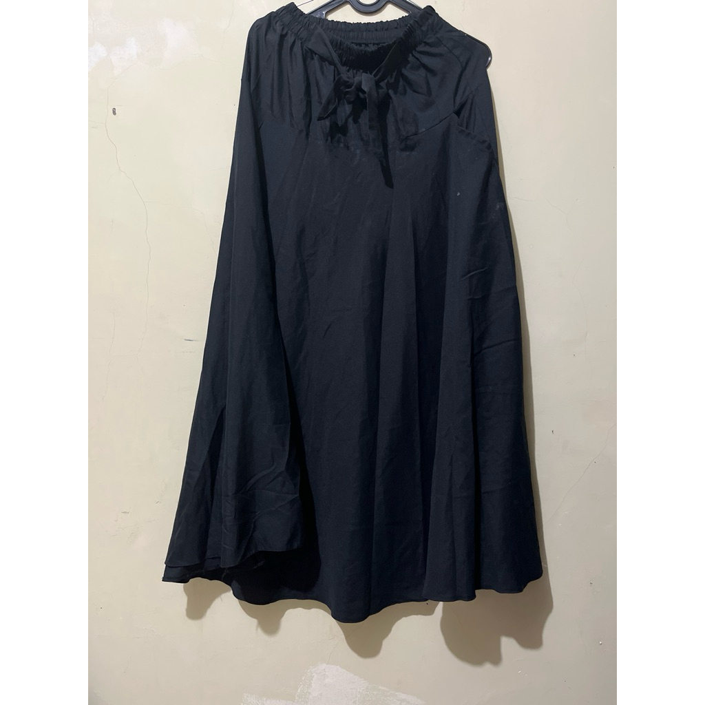 rok hitam panjang katun