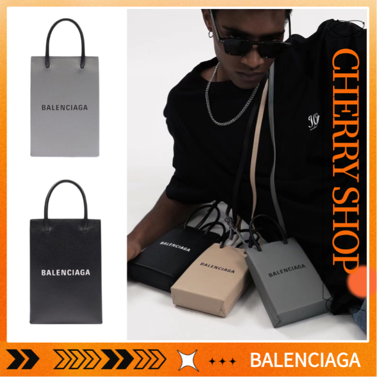 100% authentic Balenciaga SHOPPING Mini Phone Bag Messenger Bag / Tas Bahu 5938260