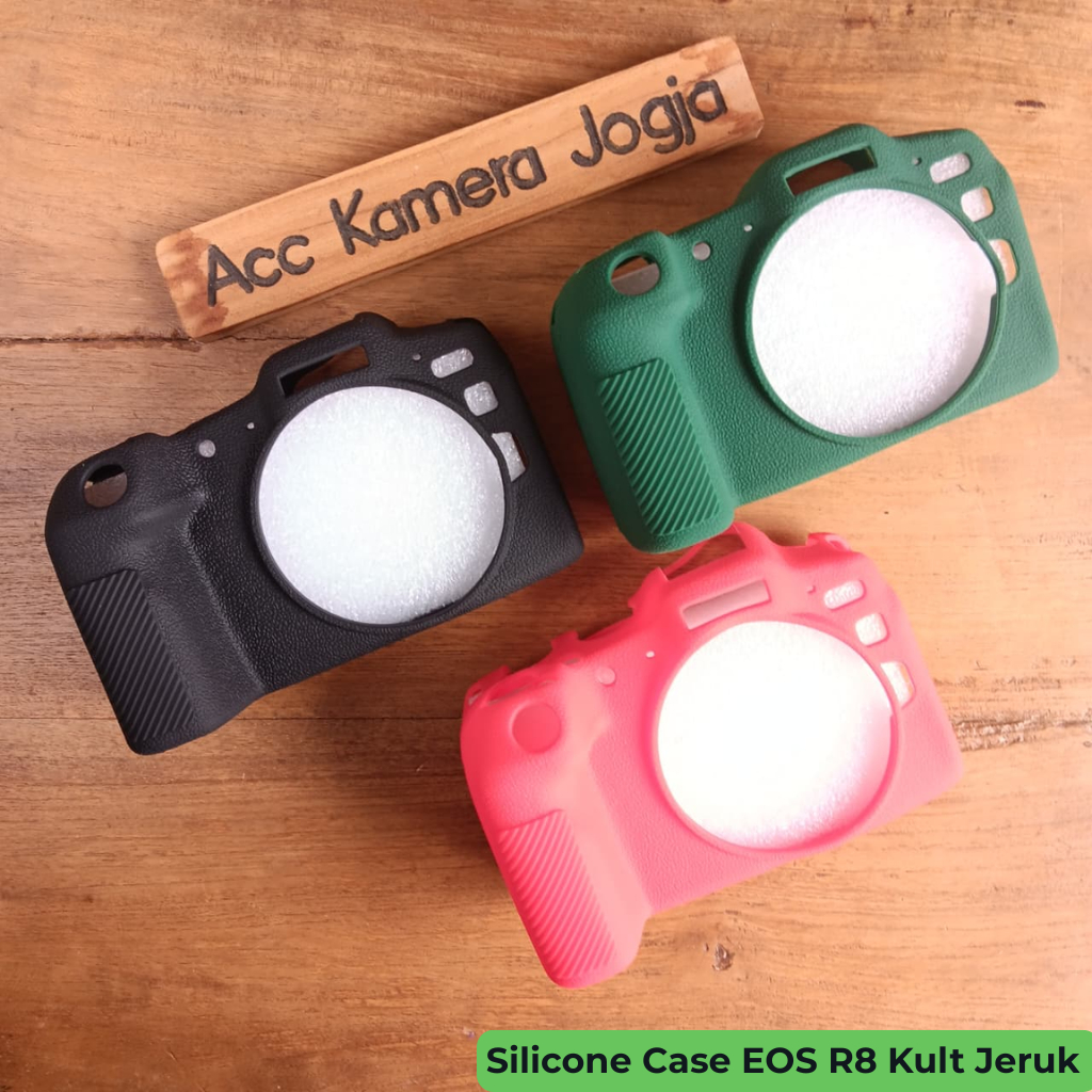 Silicone Case EOS R8 Silikon Pelindung Canon EOS R8 Kulit Jeruk